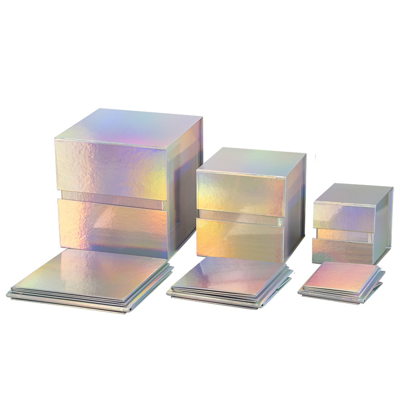 Caja de regalo rígido plegable rectangular 