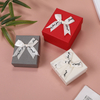 Caja de regalo de joyería de reloj cuadrado personalizado 