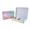 Caja de regalo plegable de correo corrugado cosmético