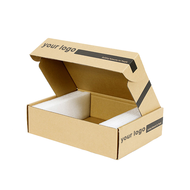 Caja de papel de correo de entrega de zapatos de ropa