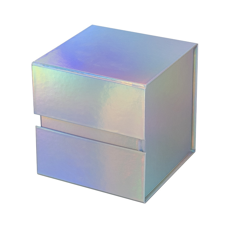 Caja de regalo rígido plegable rectangular 