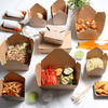 Caja de embalaje de comida rápida portátil desechable