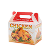 Caja de papel de pollo frito francés