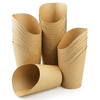 Para llevar tazas de papel francesas de papas fritas