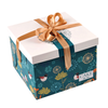Caja de paquete de pastel de regalo