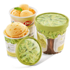  Tazas de papel de helado con cuchara de tapa