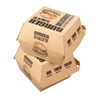 Caja de hamburguesas de comida rápida biodegradable compostable eco compostable