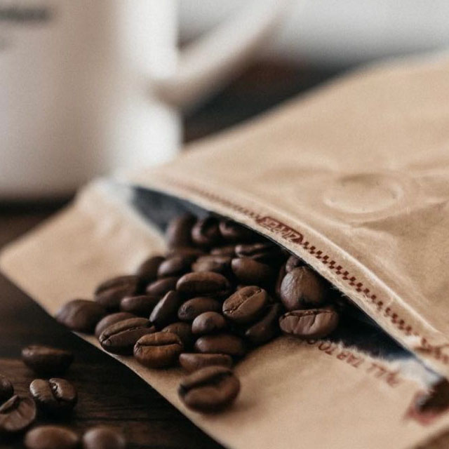 Válvula de papel de papel kraft ecológica Bolsa de café Fabricante de envases de alimentos