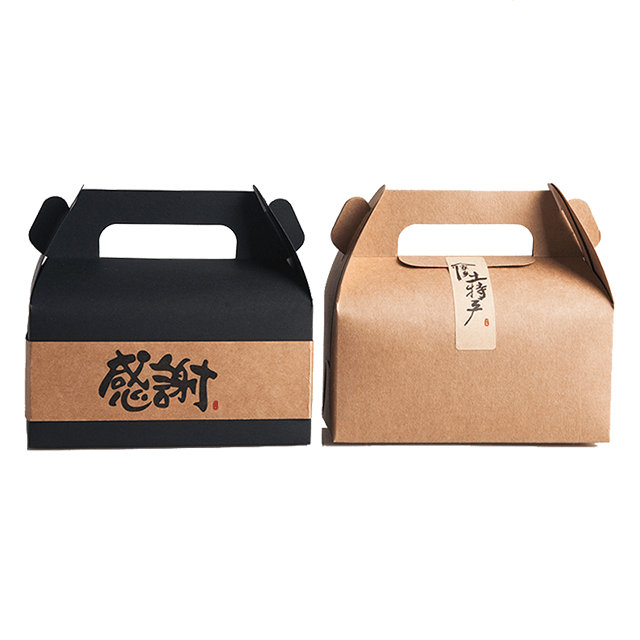 Caja de paquete de pastel de regalo