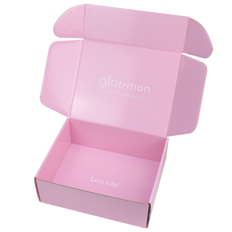 LOGO USTOM LOGO PLAPLABLE CARFOLAR CORRUGADO CORRUGADO Kraft Ropa de papel Joya de perfume Alimento