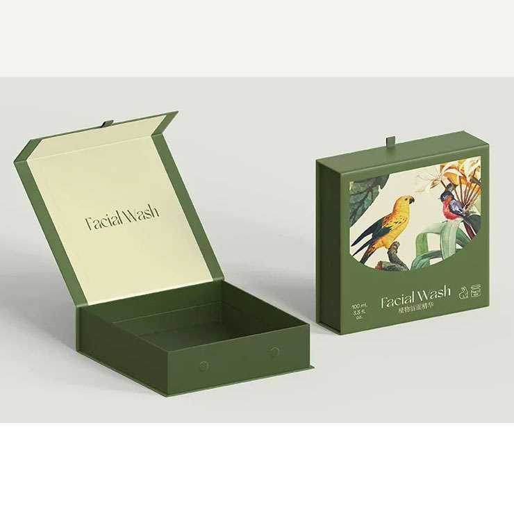 Caja de imán plegable de Ustomized para ropa Perfumes Box de empaque logotipo de la caja personalizada