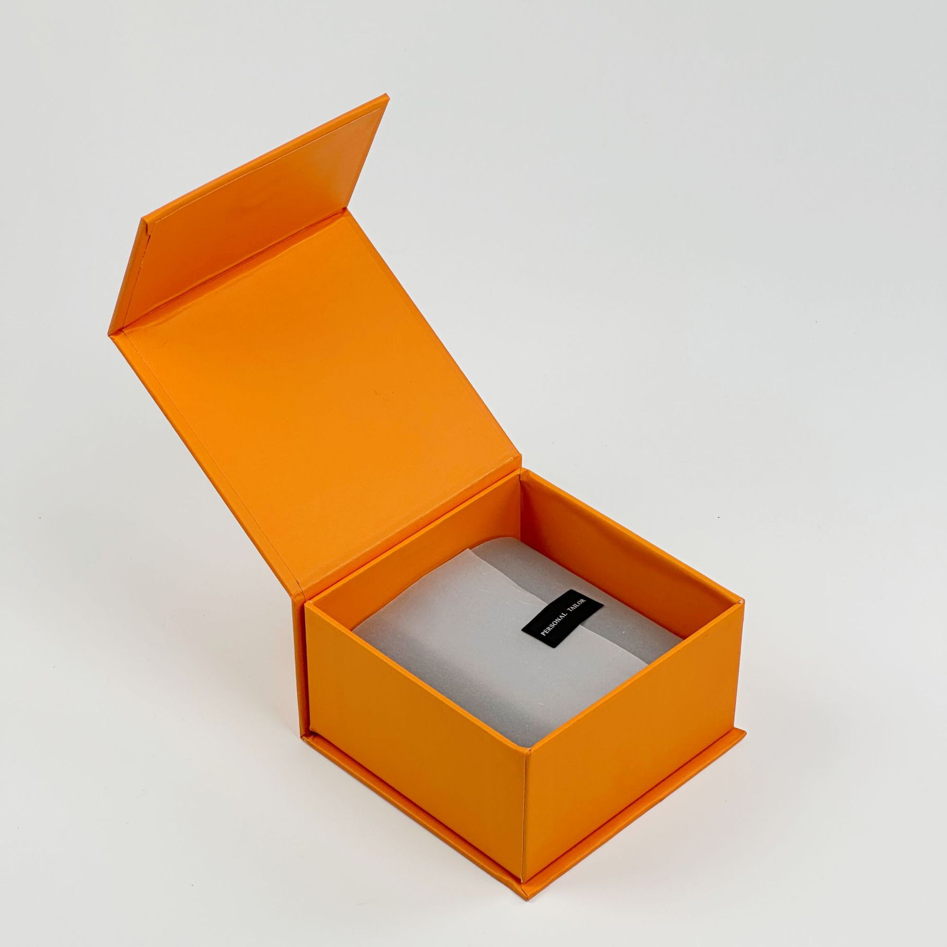 Luxury Flip Joya magnética Box de cartón Pulsero de cartón Collar de arete Joyero con logotipo