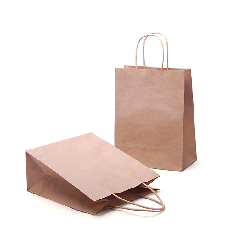 Bolsa de compra de envasado reciclado con el logotipo personalizado