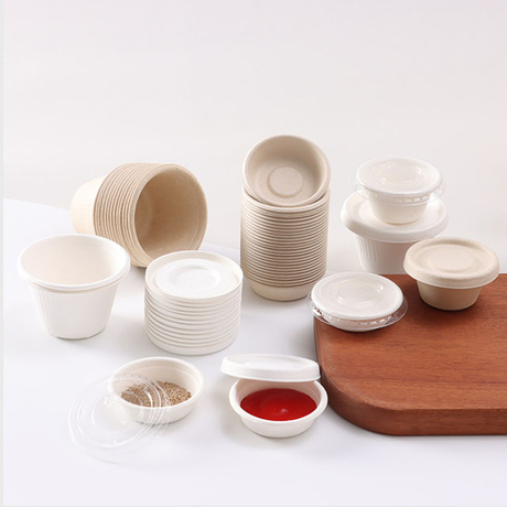 Fabricante de copas de muescas de caña de azúcar biodegradables ambientalmente amigables con el medio ambiente