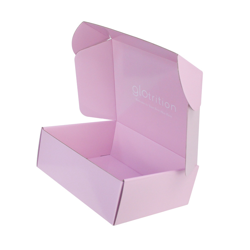 LOGO USTOM LOGO PLAPLABLE CARFOLAR CORRUGADO CORRUGADO Kraft Ropa de papel Joya de perfume Alimento
