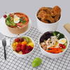 Lleva la ensalada de papel Kraft con tapa de mascotas