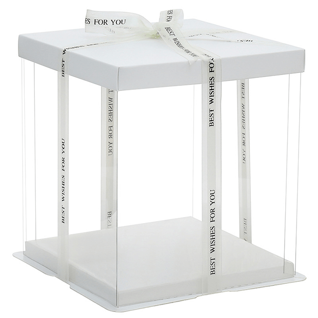 Caja de paquete de pastel de regalo