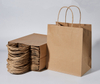 Bolsa de compra de envasado reciclado con el logotipo personalizado