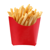 Para llevar tazas de papel francesas de papas fritas