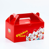 Caja de papel de pollo frito francés