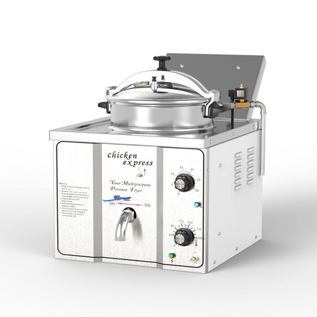Pestaña de contador de aspirador de pollo con freír eléctrico 22L